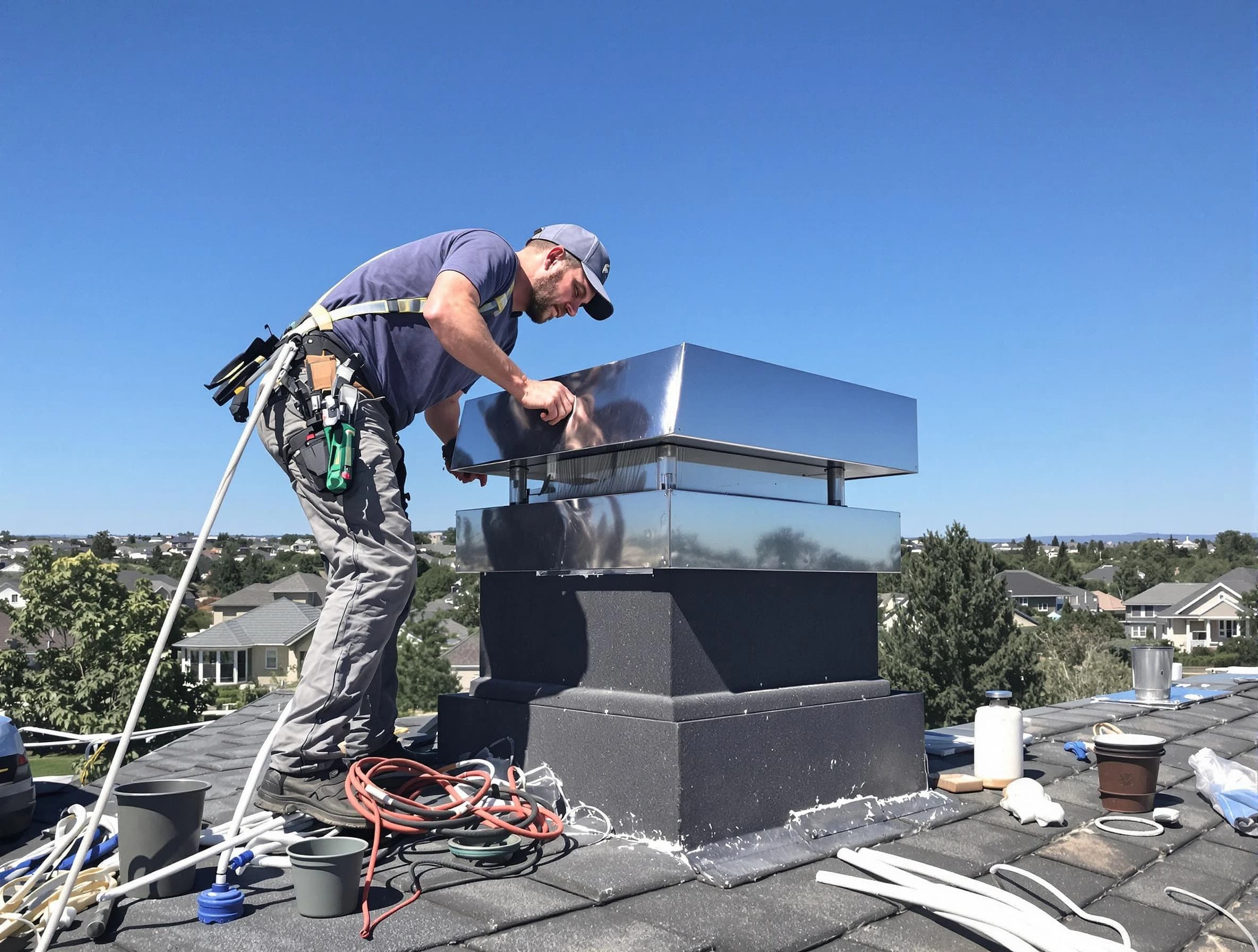 Chimney Cap Services service in Kearny, NJ